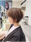 大人可愛い20代30代40代50代丸みショート田嶋1