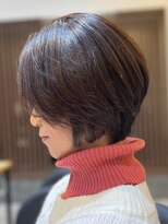 アトリエコア(Atelier Coa)&nbsp;ショートカット前下がりボブショートボブグレージュカラー