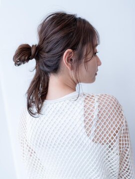 アンスリウム 吹田(Anthurium) ヘアセット/ミディアムレイヤー/大人可愛い/シースルーバング