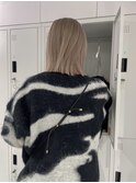 人気order*大人ベージュ×切りっぱなしボブ 担当" non "
