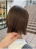 切りっぱなしボブ