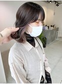 インナーカラー×外ハネボブ