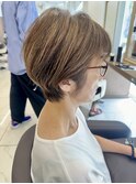 襟足スッキリくびれショート