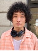 ボリュームカールボブアフロくるくるパーマ