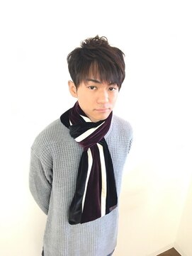 ビス オム(Men's Salon Bis! HOMME) 【Bis!HOMME】幅広くマルチに似合う万能ナチュ束ショート