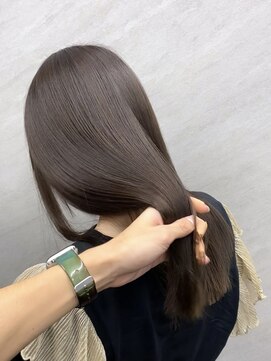 フレームプラス なんば駅前店(FRAME+) 『透明感☆ラベンダーグレージュ』