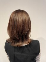 ファーム 大崎店(FAAM)&nbsp;ミディアムレイヤー×ナチュラルブラウン