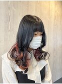 ブラック×ピンク キューティーロング