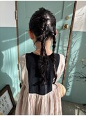 ロングヘアアレンジ