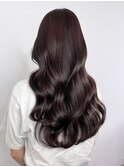 ロング顔周りレイヤー韓国ヘア美髪_ba532751