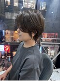くびれショート×透明感カラー