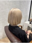 【CIEL×久光】ホワイトブロンドボブ