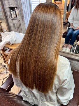 ナナナ パレナ 大津膳所店(nanana parena) ミネラルが内側まで深く浸透する透明感艶あり！髪質改善縮毛矯正