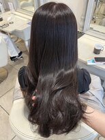 ザックラフィネ(ZACC raffine) ラベンダーブラウン/ラベンダー/ワンカラー/艶髪