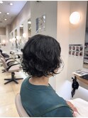 癖毛風パーマ