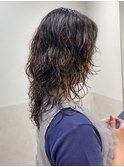 縮毛矯正履歴 + ブリーチパーマ