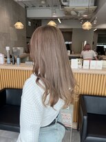 メロウバイケンジ(mellow by KENJE) ブリーチカラー/ダブルカラー/ミルクティーベージュ