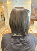 ハイライト×外ハネ
