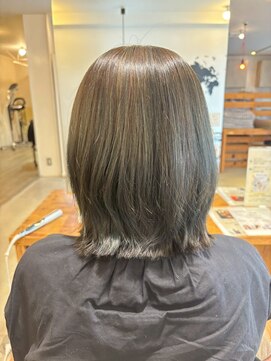 プルス 六地蔵店(PLUS) ハイライト×外ハネ