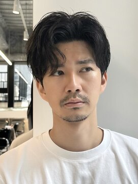 アビーファイブ(ABBEY 5) アップバングニュアンスパーマメンズパーマメンズリバースmen's