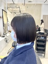 ビューバイネオリーブ 用賀店(Beau'r by neolive)&nbsp;黒髪クラゲヘアーオリーブグレー小顔ココアベージュ[用賀]