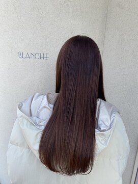 ブランシェ ヘアデザイン(BLANCHE hair design) ピンク×ロング
