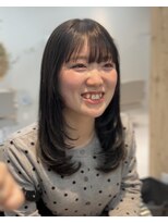 ウチコ 平尾店(u.chi.ko_si)&nbsp;レイヤーカットとオリーブグレージュ