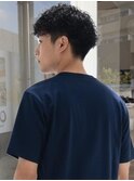 くせ毛風エアリーショート／能勢電鉄絹延橋