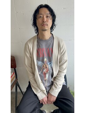 BRIDGE HAIR #朝倉#甘木#ニュアンスパーマ#センターパート