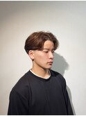 テーパーフェードセンターパート