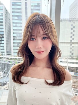 ポケット 渋谷(POCKET) レイヤーカットくびれヘア韓国ヘア渋谷美容室