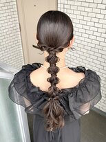 フェリーチェ(Felice)&nbsp;編みおろし タイトヘア お呼ばれヘア 参列ヘア イベントヘア