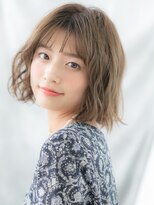 ドクターズ サロン ラブ(Dr's Salon LAB)&nbsp;透明感ミルクティーベージュふわ抜け感ボブパーマu古河20代30代