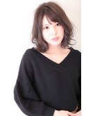 伸ばし途中のボブにデジタルパーマ