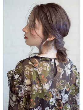 ラレイ(Lalei) 表参道駅/青山 編みおろしヘアアレンジ 辻幸奈