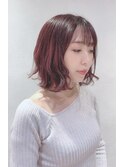 【Quartett】ピンクパープル×軽めボブ