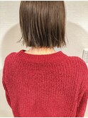 【冬スタイル★Check★】#うしろ姿可愛いボブ「プツっと」