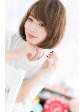 ヘアアンドビューティー ミック(Hair & Beauty miq) ひし形フォルム★小顔ボブa