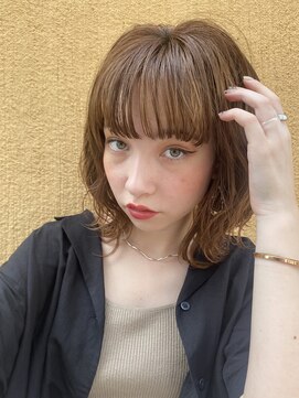 レオニード 表参道(LEONID) ミディアムレイヤー　髪質改善トリートメントカラー　佐々木