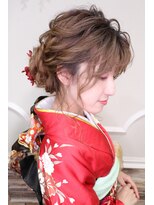 セットサロンエース(Set salon Ace)&nbsp;和装にも！パーマ風アップヘア