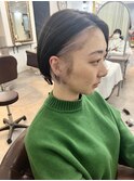 ホワイトピンクインナーカラー　ホワイトピンク
