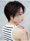 前髪なし大人ショート20代30代40代【AIN.表参道】川原大地
