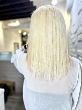 シェルティ フィエル(Shelltie Fiel) 色っぽブロンドカラー[錦糸町駅/大人ガーリー/ケアブリーチ]