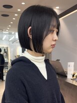 ロンドシエル 横浜(Lond ciel)&nbsp;パツっとストレート♪切りっぱなしボブ【沼座悠人】横浜モード
