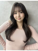 ロンド マーレ 天神大名店(Lond mare) 透明感カラー/ベージュカラー/ミディアムヘア/顔まわりカット