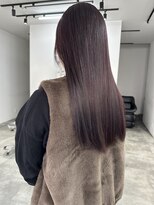 ディッシィ 立川(D'ICI)&nbsp;【YUI】ぱつっとロング/ブリーチ無しBordeaux RED