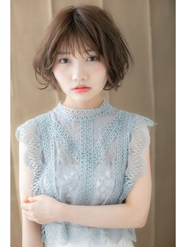 カバーヘア ブリス 北浦和(COVER HAIR bliss) ミルクティーアッシュひし形マッシュパーマ310X北浦和20代30代