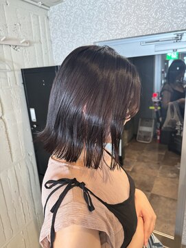 エムドット ヒロシマ(m. HIROSHIMA) ブリーチ無し、色っぽブラウンカラー