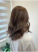透明感ハイライト◎柔らかグレージュ