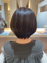 クララ ジャパン みらい平店(CLALA JAPAN)&nbsp;ふんわりボブ×ブリーチなしベージュ系イヤリングカラー